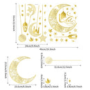 Muslim Eid Stickers Set for Festive Decor- Axyaa Islamic Eid Al Adha Lantern Moon Theme