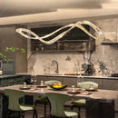 Axyaa Modern LED Pendant Light Chandeliers for Living Room and Dining Room