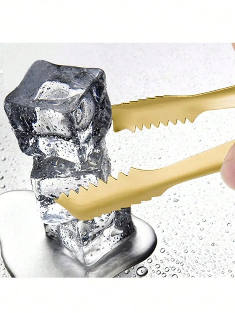 Axyaa Stainless Steel Food Tongs Set - Perfect for Afternoon Tea, Coffee Bar, Desserts