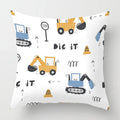 Axyaa White Plush Cushion Cover for Sofa Bedroom Living Room Decor