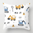 Axyaa White Plush Cushion Cover for Sofa Bedroom Living Room Decor
