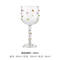 Axyaa Colorful Jelly Beans Wine Glass Set for Home & Wedding Gifts