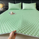 Axyaa Summer Cooling Mat Set with Latex Filling and Ice Silk Fabric