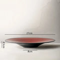 Axyaa High Foot Ceramic Dinner Plate Set - Premium Tableware for Dining & Entertaining