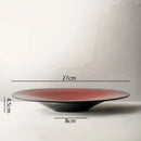 Axyaa High Foot Ceramic Dinner Plate Set - Premium Tableware for Dining & Entertaining