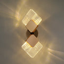 Axyaa Acrylic Rotatable Wall Lamp for Modern Luxury Living Room and Bedroom Lighting