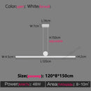 Axyaa LED Modern Chandelier for Office Bar Table - Nordic Minimalist Design