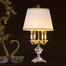 Axyaa Crystal Table Lamp - Elegant Home Decor Lighting for Bedroom or Living Room