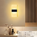 Axyaa LED Wall Lamp | Motion Sensor Switch | Acrylic Night Light for Bedroom