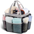 Axyaa Mesh Shower Caddy with 8 Pockets and 2 Handles - Portable Bathroom Tote Bag