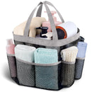 Axyaa Mesh Shower Caddy with 8 Pockets and 2 Handles - Portable Bathroom Tote Bag