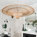 Axyaa Rattan Pendant Lamps | Retro Southeast Asian Chandeliers for Hotel & Home