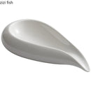 Axya White Ceramic Tableware Set: Dinner, Sashimi, Dessert, Fruit Plates, Salad Bowl, Sushi Tray