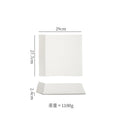 Axyaa Stone Pattern Ceramic Plate - Matte Finish Molecular Cuisine Tableware