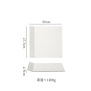 Axyaa Stone Pattern Ceramic Plate - Matte Finish Molecular Cuisine Tableware