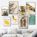 Axyaa Lemon Orange Harvest Canvas Wall Art Print Interior Decor