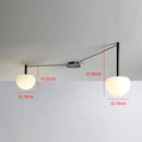Axyaa Movable Ceiling Lights for Bedrooms, Living Rooms, Dining Areas, and Offices