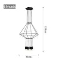 Axyaa Luxury LED Pendant Chandelier for Home Decor