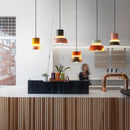 Axyaa Modern Macaron Pendant Light: Colorful Iron LED Hanging Lamp