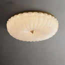 Axyaa Crystal Sand LED Ceiling Light for Home, Modern Acrylic Lampshade, Bright Room Lighting