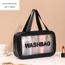 Axyaa PVC Travel Toiletry Bag: Portable Makeup Organizer for Women, Cosmetic Storage Container