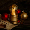 Axyaa Retro Bulb Shape Night Light USB Charging for Office or Bedroom