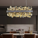 Axyaa Retro Crystal Pendant Light - Elegant and Stylish Stainless Steel Lamp