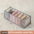 Axyaa Clothing Organizer Box for Underwear Socks Bras Pants Scarves Ties Jeans & more