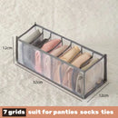 Axyaa Clothing Organizer Box for Underwear Socks Bras Pants Scarves Ties Jeans & more