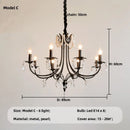 Axyaa Black Crystal Chandelier: Romantic Living Room Pendant Lamp LED E14 Hanging Light