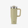 Axyaa Stainless Steel Vacuum Tumbler with Straw and Handle