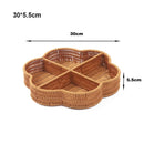 Axyaa Rattan Wicker Serving Baskets - 10 Styles for Restaurant Tabletop Display