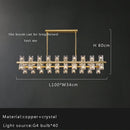 Axyaa Black Brass Crystal Chandelier - High Quality Luxury Ceiling Hanging Lamp