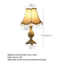 Axyaa Nordic LED Desk Lamp Resin Dimming Table Light for Home Bedroom