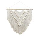 Bohemian Style Handwoven Tassel Cotton Tapestry by Axyaa for Home Decor