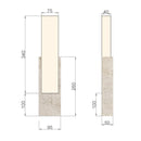 Axyaa Cave Stone Villa: Custom Clothing, Coffee Shop, Courtyard Hotel Wall Lamp