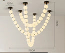 Axyaa Facil Indoor Lighting: Elegant Chandelier for Home & Staircase