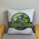 Axyaa Jurassic Park Dinosaur Print Pillow Cover - Super Soft Home Decor Case