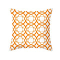 Axyaa Yellow Orange Abstract Geometry Print Pillow Cover 45x45cm