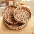 Axyaa Wicker Rattan Snack Storage Box Jewelry Dish Kitchen Supplies in Various Sizes