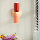 Axyaa Modern Cream Double Head LED Wall Lamps for Home Indoor Decor