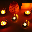 Axyaa Halloween LED Candlesticks Night Light - Battery Powered Electronic Candle for Party Décor