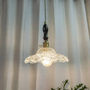 Axyaa Modern Wood Handle LED Pendant Light Fixtures for Dining Room