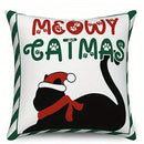Christmas Pet-Themed Pillow Covers by Axyaa - Sofa, Bedroom, Car Cushion Cover