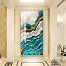 Axyaa LED Crystal River Hanging Paintings with Remote Dimming for Home Wall Decoration