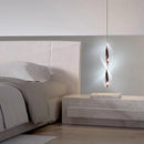 Axyaa Spiral Gold LED Pendant Chandelier Acrylic Droplight Luxury Bar Lamp