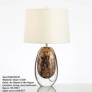 Axyaa Nordic Glaze Table Lamp LED Light Living Room Bedroom Study Hotel