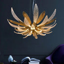 Axyaa Glass Chandelier for Living Dining Room Villa Kitchen Table Indoor Lighting