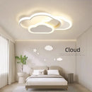 Axyaa LED Ceiling Light White Modern Children's Room Bedroom Chandelier