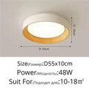 Axyaa Nordic Ceiling Light for Full Spectrum Eye Protection in Cream Style